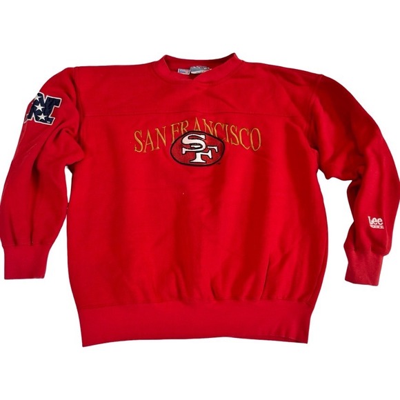 Lee Sport Other - Vintage Lee Sport San Francisco 49ers Crewneck Sweatshirt Red Mens XL NFL 90s